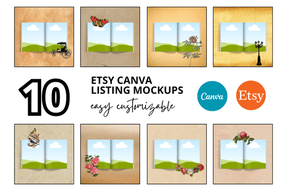 10 Book Etsy Mockup Listtngs: A Practical Guide for Digital Product Sellers