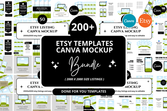 207 Etsy Canva Mockup Bundle: A Comprehensive Overview