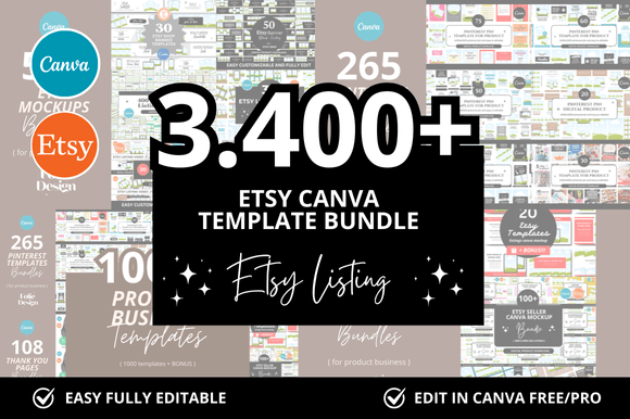 3.400 Etsy Canva Bundle Bonus – A Strategic Resource for Digital Sellers