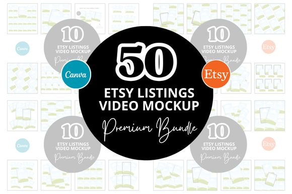 50 Jounal Etsy Listings Video Bundles