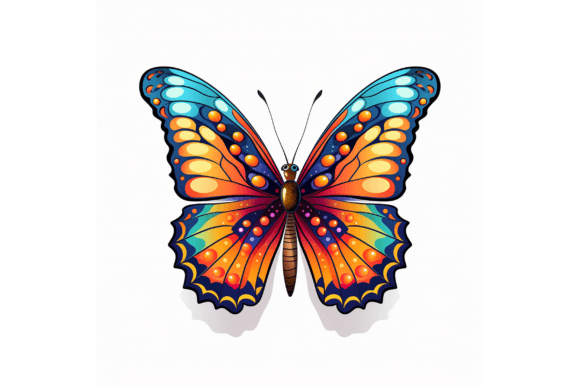Black Monarch Butterfly