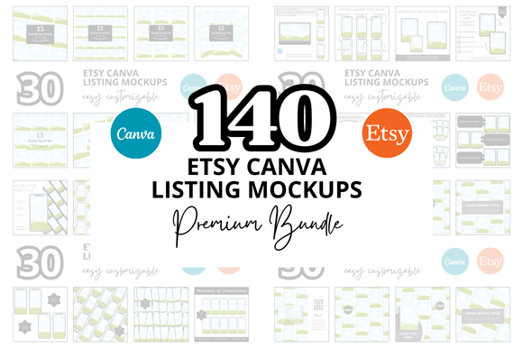 Bonus 140 Etsy Mockup Bundle: A Comprehensive Resource for Digital Sellers