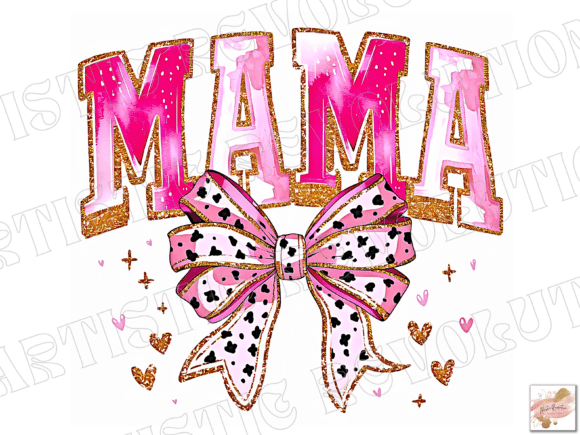 Coquette Glitter Brushstroke Mama Png: A Versatile Digital Asset for Creative Entrepreneurs