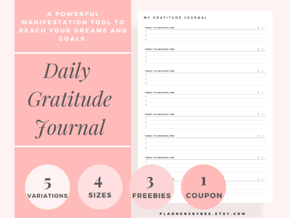 Daily Gratitude Journal