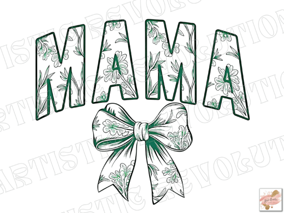 Floral Coquette Varsity Mama Png: A Versatile Digital Design for Creative Projects