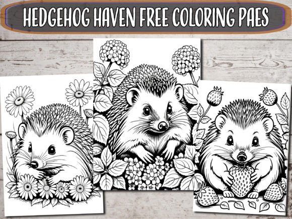 Hedgehog Haven Free Coloring Pages Bring Creative Calm to Busy Lives