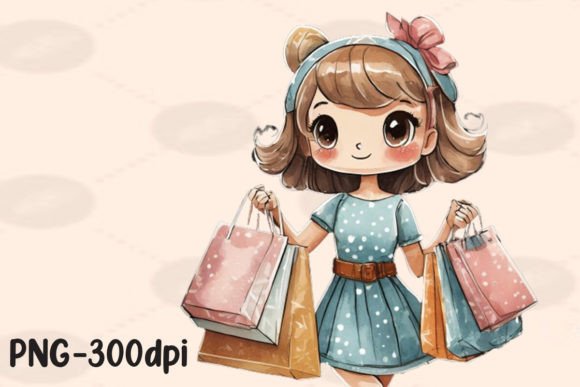 Kawaii Shopping Sublimation: Creative Design Ideas