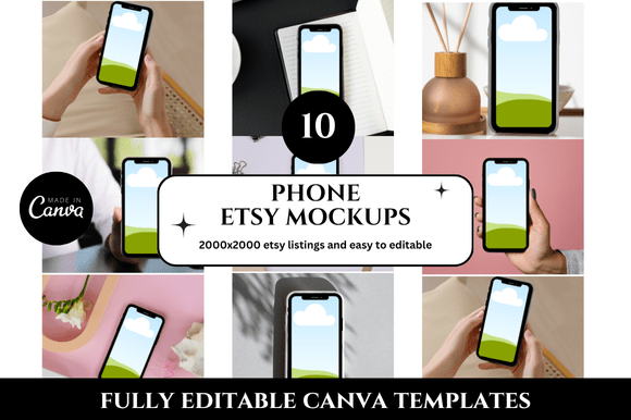 Phone Etsy Listings Mockup: A Must-Have Tool for Digital Product Sellers