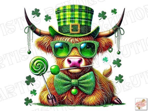 St Patrick’s Day Png Highland Cow Png: A Unique Way to Celebrate
