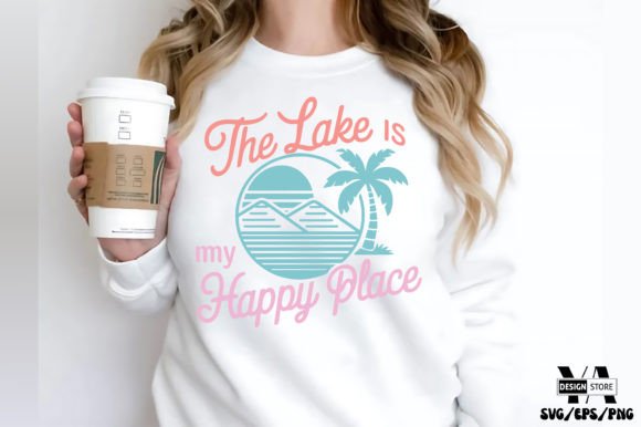 Summer Lake SVG PNG Free Design: A Versatile Asset for Creative Projects