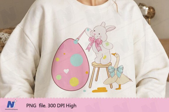 The Bunny and Goose’s Easter Art: A Creative Resource for All