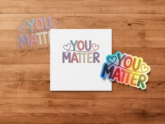 You Matter Crochet Design PNG: A Versatile Digital Asset for Creative Projects